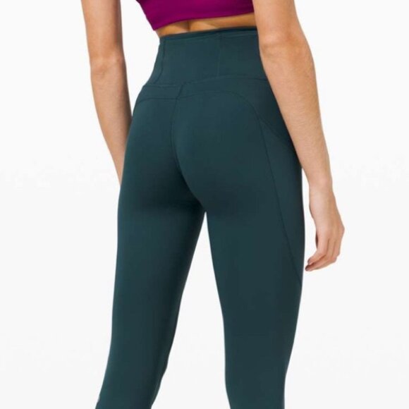 NWT Lululemon Fast Free HR Tight 28 Inch Brushed Submarine 2 RARE ONLY ONE - Picture 1 of 5
